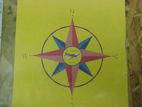 This is what the Compass Rose will look like when complete