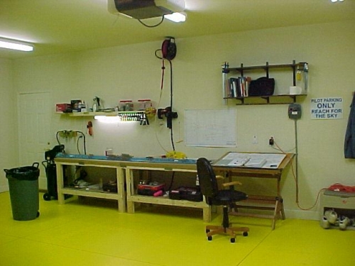 This is the shop when I started the build back in 2006