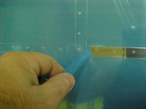 Removing protective plastic
