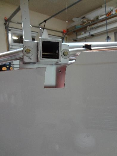 I measured and marked to make holes from the inside.