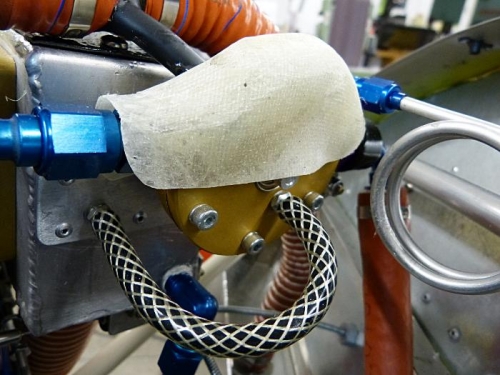 Fuel pressure regulator cooling  shroud