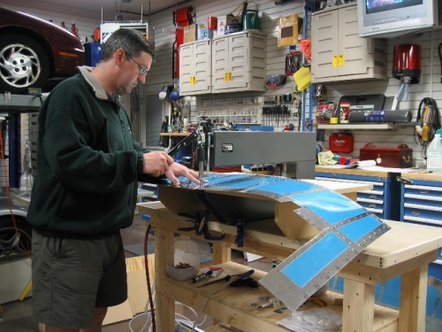 Me Dimpling the Skin (for the FAA)