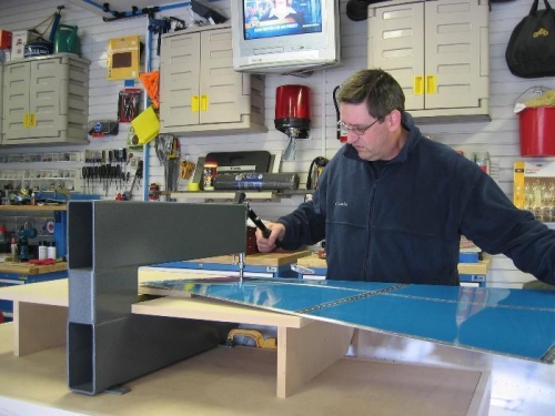 Me Dimpling the Skin (for the FAA)