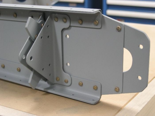 Bottom Rudder Hinge Brackets & Stops