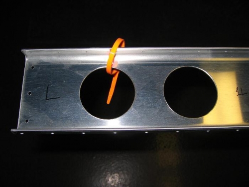 Rear Spar Tagged with Tie Wrap