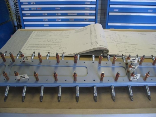 Marked Holes Not To Be Riveted