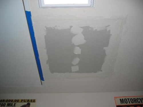 Drywall Patch Over Old Accessway