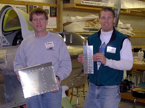 Gordon (left) at Grov-Air Class