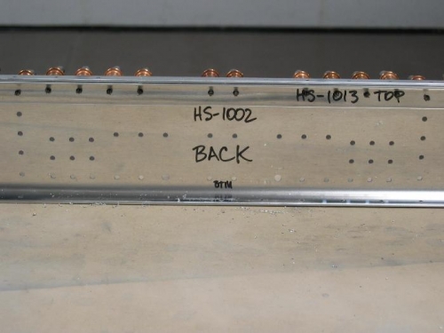 Back Side of Front Spar & Top Cap