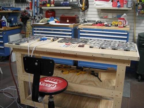 Deburred Ribs on Left, Unfinished on Right