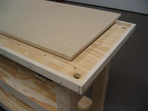Bench Top Removable MDF