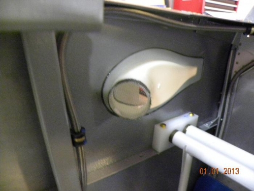 aluminum screen fitted and pro sealed in place.