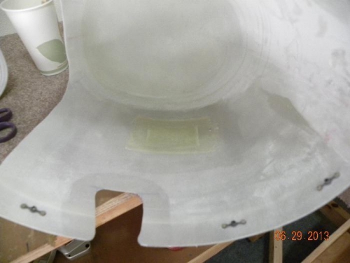 Added 3 layers at inboard fastener hole location