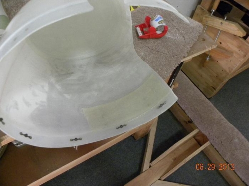 added two layers at outboard bracket location