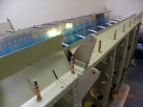 Gap Fairings Cleco'd in Place