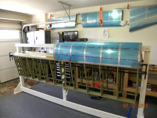 Leading Edge Riveted and resting in position