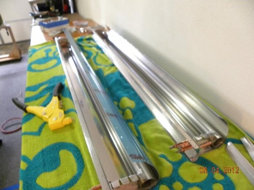 Aileron Leading Edge, Counterbalance Tube and Skin