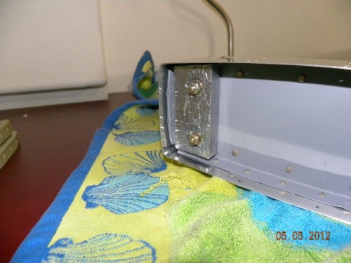 Left Elevator Outboard Weight