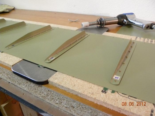 Back Riveting over Plate