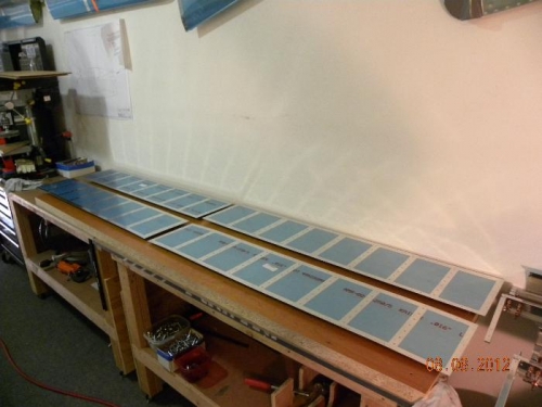 Exterior of Aileron Skins with Perfectly Back-set Flush Rivets