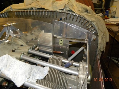 This one is properly locate on the rear side of the baffle