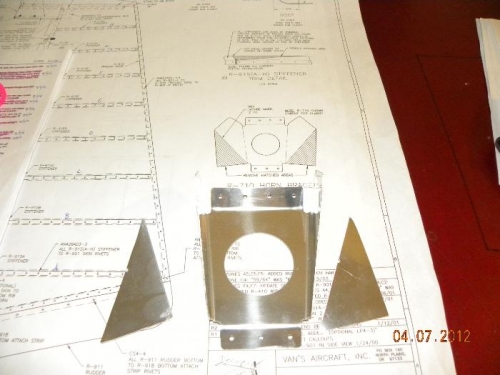 Trimmed Rudder Horn Bracket