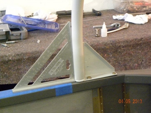 I had to shim the pilot side slightly to get it perpindicular