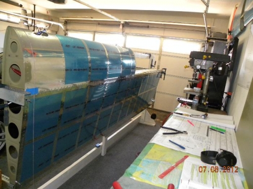 Top Side of Left Wing Tip