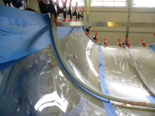 start clamping layout of the 