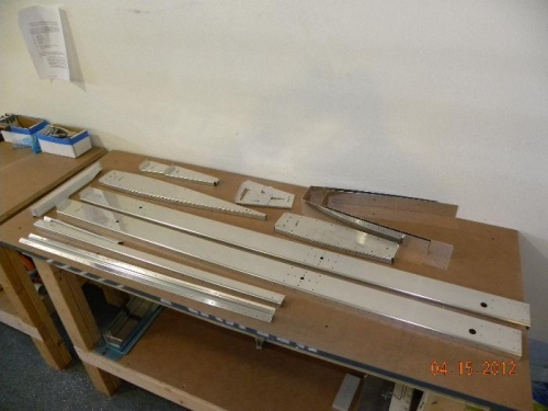 Elevator skeleton parts deburred & Ready