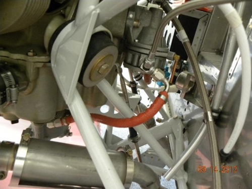 Final Fuel Line Routed & Torqued.