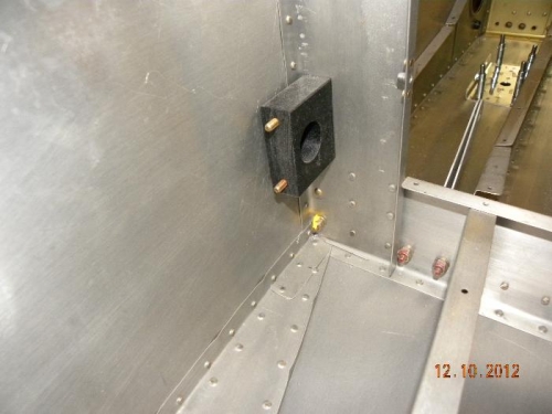 Verified torque on rear wingspar attach and seat belt restraints