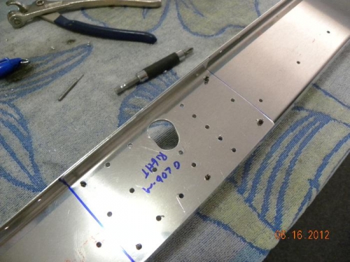 Reamed/match drilled push rod openings.