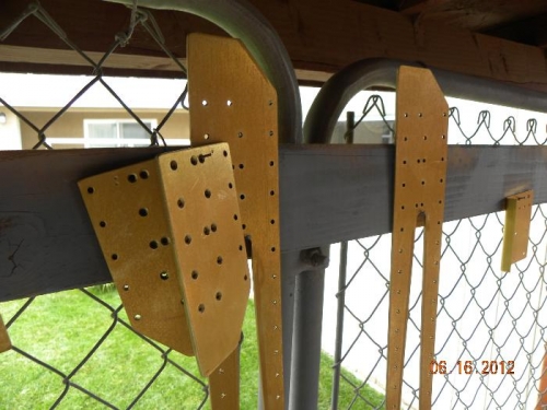 Alodined parts ready for primer