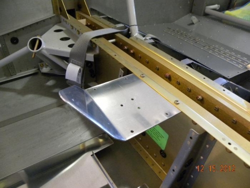 Fuel selector and elevator trim bezel