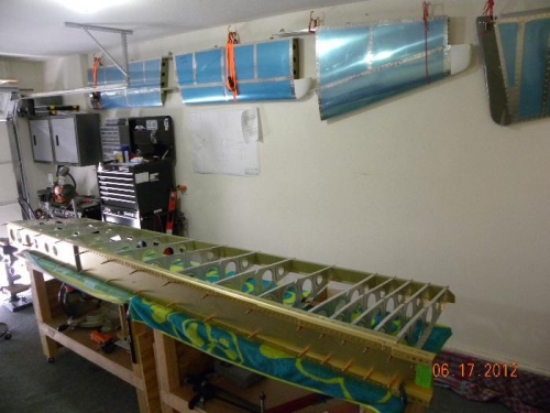 Right Wing Skeleton Assembled