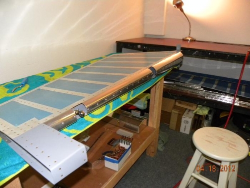 Completed, Riveted Leading Edge