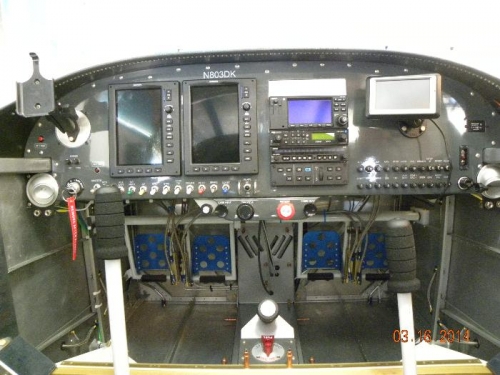 under glare shield light