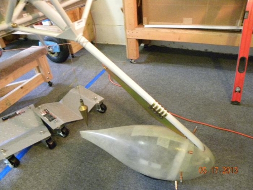 Setting the Wheel Fairing Trailing Edge with Plumb Bob