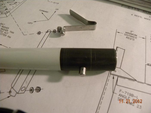 Passenger stick quick release button