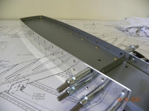 Skin Riveted to Counterbalance Arm