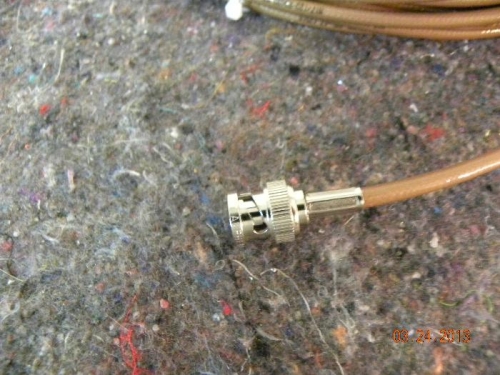 BNC connector on RG-400 Coax