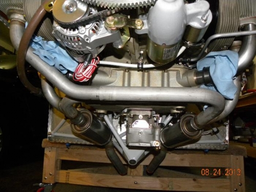 dual muffler crossover system