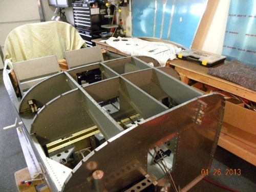 ready for avionics and canopy