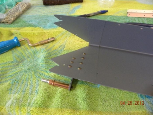 Primed inside and Riveted Control Horn