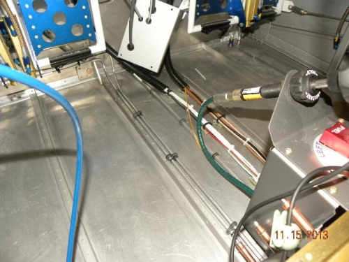 Tiding up the wire runs