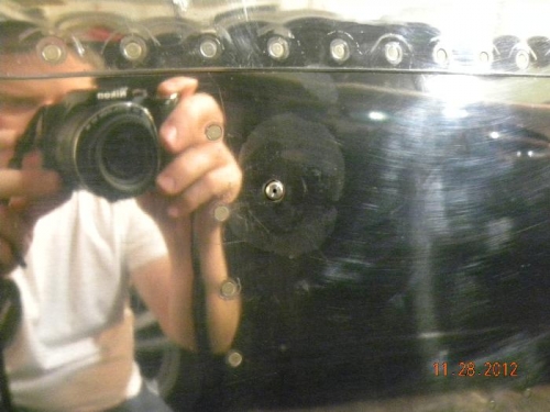 port on exterior of fuselage