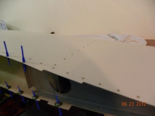 Both internal ribs riveted in place