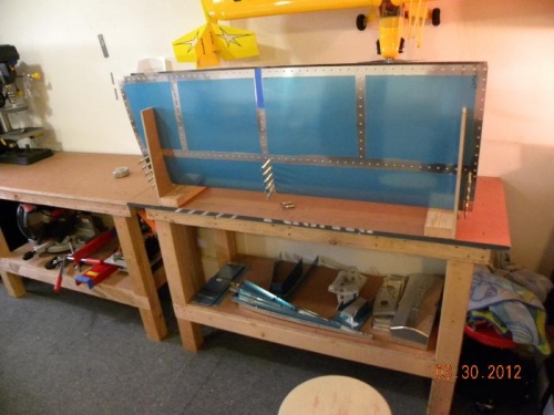 Nose Ribs Cleco'd in Place