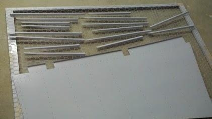 Left rudder skin and stiffners